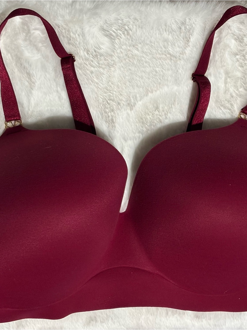 Victoria’s Secret Dream Angels - Women's Smooth T-Shirt Bra - Deep Burgundy